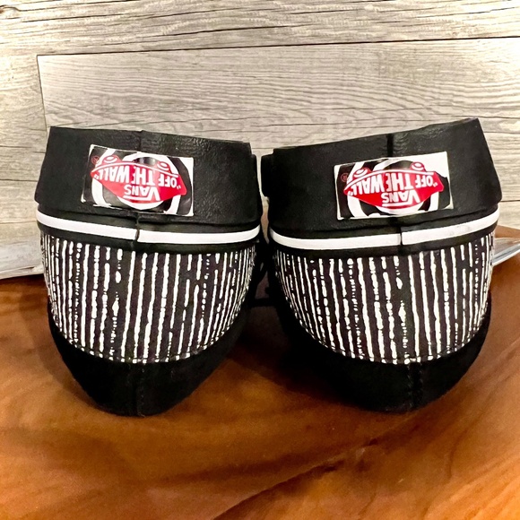 NWOT 🆕 VANS x Nightmare B4 Xmas 🎃🎄Jack Skellington Slip-Ons W6|M4,5✨ - Picture 8 of 9